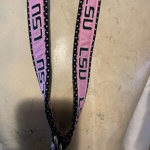Pink and Black LSU Tigers Women’s Adjustable Belt | Size Medium